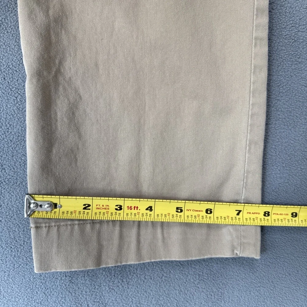 Polo Ralph Lauren Chino Pants Mens 34x34 Khaki Stretch Cotton Twill Straight Fit
